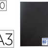 PROTEGE-DOCUMENTS ELBA MEMPHIS POLYPROPYLENE COUVERTURE SEMI-RIGIDE 40 POCHETTES 80 VUES A3 297X420MM COLORIS NOIR PROTEGE-DOCUMENTS ELBA MEMPHIS POLYPROPYLENE COUVERTURE SEMI-RIGIDE 40 POCHETTES 80 VUES A3 297X420MM COLORIS NOIR