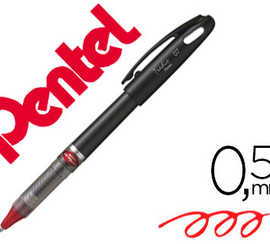 roller-pentel-energel-tradio-criture-moyenne-0-5mm-encre-longue-dur-e-s-chage-rapide-papier-rechargeable-lr7-rouge