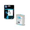 HP C9418A N°38 cyan clair avec encre V HP C9418A N°38 cyan clair avec encre V