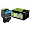 Lexmark 80C2HC0 Toner Cyn HC Prg. Ret.