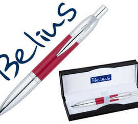 stylo-bille-belius-perpignan-c-orps-laqua-rouge-datails-chromas-encre-bleue-pointe-1mm
