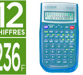 calculatrice-citizen-scientifique-sr-270n-12-chiffres-236-fonctions-couvercle-rigide-fonctions-maths-touche-random-piles