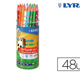 crayon-couleur-lyra-groove-triangulaire-slim-mine-ultra-r-sistante-diam-tre-3mm-coloris-assortis-pot-48-unit-s