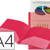 POCHETTE LIDERPAPEL KANGOUROU DOUBLE PERSONNALISATION POLYPROPYLÈNE TRANSPARENT A4 400MC PORTE-DOCUMENTS COLORIS ROUGE POCHETTE LIDERPAPEL KANGOUROU DOUBLE PERSONNALISATION POLYPROPYLÈNE TRANSPARENT A4 400MC PORTE-DOCUMENTS COLORIS ROUGE