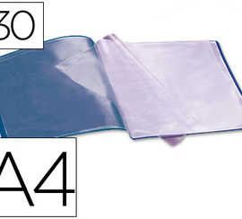 protege-documents-liderpapel-p-olypropylene-couverture-flexible-30-pochettes-fixes-a4-210x297mm-bleu-opaque