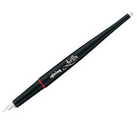 stylo-plume-rotring-art-pen-pl-ume-calligraphique-acier-pointe-iridium-1-5mm-rechargeable