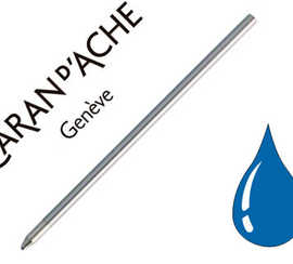 recharge-caran-d-ache-cartouche-ecridor-xs-pour-stylo-corps-acier-inoxydable-pointe-fine-carbure-tungxt-ne-coloris-bleu