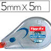 CORRECTEUR TIPP-EX MINI POCKET MOUSE DÉVIDOIR MINI RUBAN 5MMX5M CORRECTION INSTANTANÉE CORPS TRANSPARENT