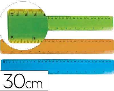 regle-liderpapel-30cm-gamme-sc-olaire-incassable-plastique-flexible-transparent-coloris-assortis