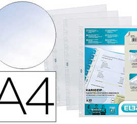 pochette-elba-recharge-protege-documents-vario-zip-polyvision-cristal-lisse-a4-210x297mm-paquet-10-unitas