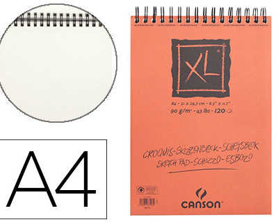 bloc-croquis-canson-xl-spirale-petit-c-ta-micro-perforations-90g-a4-120f