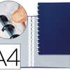 PROTÈGE-DOCUMENTS LIDERPAPEL P OLYPROPYLÈNE PRÉSENTATION COUVERTURE 700 MICRONS 20 POCHETTES AMOVIBLES A4 210X297MM BLEU PROTÈGE-DOCUMENTS LIDERPAPEL P OLYPROPYLÈNE PRÉSENTATION COUVERTURE 700 MICRONS 20 POCHETTES AMOVIBLES A4 210X297MM BLEU