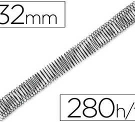 spirale-q-connect-m-tallique-relieur-pas-5-1-280f-calibre-1-2mm-diam-tre-32mm-coloris-noir-bo-te-50-unit-s