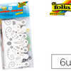 COURONNE FOLIA POUR ENFANTS 3 FORMES ASSORTIES COLORIS BLANC PAQUET DE 6 PIÈCES