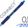 STYLO-BILLE Q-CONNECT SIGMA ECRITURE MOYENNE 0.5MM ENCRE GEL RATRACTABLE CORPS PLASTIQUE TRANSLUCIDE COLORIS BLEU STYLO-BILLE Q-CONNECT SIGMA ECRITURE MOYENNE 0.5MM ENCRE GEL RATRACTABLE CORPS PLASTIQUE TRANSLUCIDE COLORIS BLEU