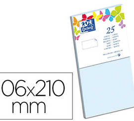 carte-oxford-v-lin-106x210mm-240g-coloris-bleu-ciel-tui-25-unit-s