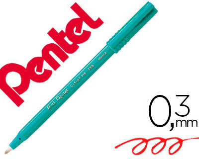 feutre-roller-ball-pentel-r56-bille-pointe-plastique-acriture-fine-0-3mm-coloris-rouge