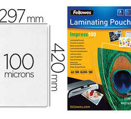 pochette-plastification-fellow-es-achaud-polyester-transparent-rasistant-eau-format-a3-100-microns-bo-te-100-unitas