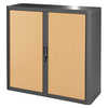ARMOIRE PAPERFLOW EASYOFFICE 2 TABLETTES CHARGE 75KG STRUCTURE ANTHRA RIDEAUX 104X110X41,5CM COLORIS ANTHRACITE/HÊTRE ARMOIRE PAPERFLOW EASYOFFICE 2 TABLETTES CHARGE 75KG STRUCTURE ANTHRA RIDEAUX 104X110X41,5CM COLORIS ANTHRACITE/HÊTRE