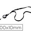 TOUR DE COU AVERY 40X1CM AVEC ENROULEUR 60CM COLORIS NOIR LOT 10 UNITAS TOUR DE COU AVERY 40X1CM AVEC ENROULEUR 60CM COLORIS NOIR LOT 10 UNITAS