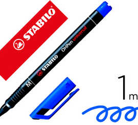 stylo-feutre-stabilo-ohp-pen-p-ermanent-pointe-moyenne-1mm-encre-indalabile-multi-supports-agrafe-coloris-bleu