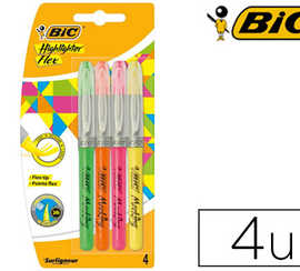 surligneur-bic-flex-highlighte-r-grip-caoutchouc-pointe-pinceau-souple-2-largeurs-de-trait-coloris-assortis-4-unitas