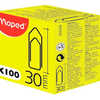 TROMBONE MAPED NICKELA 30MM BO ÎTE CARTON 100 UNITAS TROMBONE MAPED NICKELA 30MM BO ÎTE CARTON 100 UNITAS