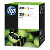HP 301XL Tri-colour Ink Crtg Twin Pack