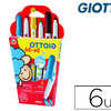 FEUTRE COLORIAGE GIOTTO BE-BÈ LAVABLE CAPUCHON VENTILÉ POINTE BLOQUÉE COLORIS ASSORTIS ÉTUI 6 UNITÉS FEUTRE COLORIAGE GIOTTO BE-BÈ LAVABLE CAPUCHON VENTILÉ POINTE BLOQUÉE COLORIS ASSORTIS ÉTUI 6 UNITÉS
