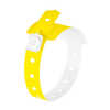 BRACELET IDENTIFICATION COLORIS JAUNE FLUORESCENT BOÎTE 120U