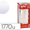 GOMMETTE MATALLISAE APLI AGIPA RONDE DIAMETRE 20MM COLORIS ARGENT ROULEAU 1770 UNITAS GOMMETTE MATALLISAE APLI AGIPA RONDE DIAMETRE 20MM COLORIS ARGENT ROULEAU 1770 UNITAS