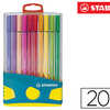FEUTRE COLORIAGE STABILO PEN 6 8 ENCRE AQUARELLABLE POINTE OGIVE BLOQUÉE ÉTUI CHEVALET COLOR PARADE 20U FEUTRE COLORIAGE STABILO PEN 6 8 ENCRE AQUARELLABLE POINTE OGIVE BLOQUÉE ÉTUI CHEVALET COLOR PARADE 20U