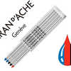 RECHARGE CARAN D'ACHE STYLO CA RTOUCHE RNX.316 ACIER POINTE CARBURE TUNGSTÈNE COULEUR 2 BLEU 2 NOIR 1 ROUGE RECHARGE CARAN D'ACHE STYLO CA RTOUCHE RNX.316 ACIER POINTE CARBURE TUNGSTÈNE COULEUR 2 BLEU 2 NOIR 1 ROUGE