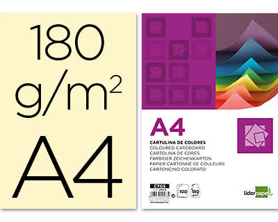 papier-cartonn-liderpapel-a4-180g-m2-unicolore-cr-me-paquet-100f