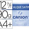 PAPIER CALQUE CANSON CRAYON EN CRE DESSIN INDUSTRIEL 90/95G A4+ 320X240MM POCHETTE 12F