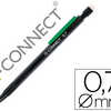 PORTE-MINE Q-CONNECT 0.7MM COR PS PLASTIQUE NOIR EMBOUT GOMME 3 MINES HB AGRAFE VERTE PORTE-MINE Q-CONNECT 0.7MM COR PS PLASTIQUE NOIR EMBOUT GOMME 3 MINES HB AGRAFE VERTE