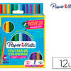 FEUTRE COLORIAGE PAPER MATE ENCRE LAVABLE POINTE LARGE COLORIS ASSORTIS POCHETTE 12 UNITÉS FEUTRE COLORIAGE PAPER MATE ENCRE LAVABLE POINTE LARGE COLORIS ASSORTIS POCHETTE 12 UNITÉS