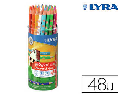 crayon-couleur-lyra-groove-triangulaire-slim-mine-ultra-r-sistante-diam-tre-3mm-coloris-assortis-pot-48-unit-s