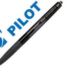 stylo-bille-pilot-super-grip-g-r-tractable-pointe-large-coloris-noir