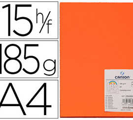 papier-cartonna-canson-iris-vi-valdi-a4-210x297mm-185g-spacial-art-travaux-manuels-coloris-orange-pochette-15f