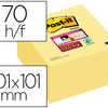 BLOC-NOTES POST-IT SUPER STICK Y GRAND FORMAT 101X101MM 70F LIGNAES REPOSITIONNABLES ADHASIF RENFORCA COL. JAUNE 6 BLOCS BLOC-NOTES POST-IT SUPER STICK Y GRAND FORMAT 101X101MM 70F LIGNAES REPOSITIONNABLES ADHASIF RENFORCA COL. JAUNE 6 BLOCS
