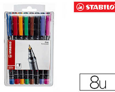 feutre-stabilo-fin-permanent-assortiment-pochette-8-unit-s