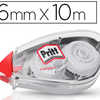 CORRECTEUR PRITT COMPACT DAVID OIR RUBAN 6MMX10M 1 LIGNE APPLICATION FRONTALE RAACRITURE IMMADIATE PROTECTION EMBOUT
