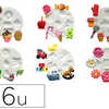 MOULE DTM MINI SILICONE DIAMÈTRE 70MM RÉALISATION MINIATURE PÂTE POLYMÈRE FOUR MODÈLES ASSORTIS LOT 6U