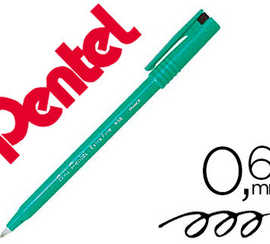 feutre-pentel-r56-roller-pointe-plastique-0-6mm-trac-0-3mm-sans-pvc-couleur-noir-bo-te-distributrice-48u-12-offerts