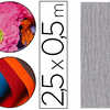 PAPIER CRAPON CLAIREFONTAINE D ENSITA CRÊPAGE 60% 40G/M2 50CMX2.5M UNICOLORE GRIS POCHETTE 10F PAPIER CRAPON CLAIREFONTAINE D ENSITA CRÊPAGE 60% 40G/M2 50CMX2.5M UNICOLORE GRIS POCHETTE 10F