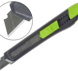 cutter-q-connect-plastique-cor-ps-abs-lame-18mm-frein-sacurita