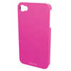 COQUE MÉTALLIQUE LEITZ IPHONE 4/4S WOW ACCÈS TOUS CAPTEURS PORTS CONNEXIONS TOUCHES INTÉRIEUR VELOUR DOUX COLORIS ROSE