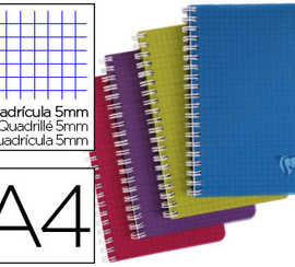 cahier-clairefontaine-linicolo-r-intensive-reliure-intagrale-a4-21x29-7cm-100-pages-90g-raglure-5x5mm-coloris-assortis