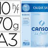 PAPIER CALQUE CANSON CRAYON EN CRE DESSIN INDUSTRIEL 70/75G A3 420X297MM POCHETTE 10F PAPIER CALQUE CANSON CRAYON EN CRE DESSIN INDUSTRIEL 70/75G A3 420X297MM POCHETTE 10F